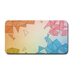 Background Pastel Geometric Lines Medium Bar Mat by anzea