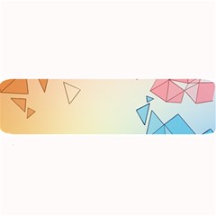 Background Pastel Geometric Lines Large Bar Mat by anzea