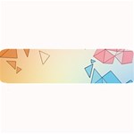 Background Pastel Geometric Lines Large Bar Mat 32 x8.5  Bar Mat