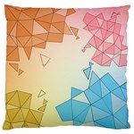 Background Pastel Geometric Lines Standard Premium Plush Fleece Cushion Case (Two Sides) Front