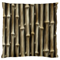Bamboo Grass Standard Premium Plush Fleece Cushion Case (one Side) by anzea