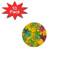 Star Homepage Abstract 1  Mini Buttons (10 Pack)  by anzea