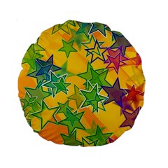 Star Homepage Abstract Standard 15  Premium Round Cushions by anzea