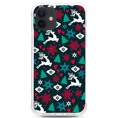 Holiday Season Pattern December Happy Holidays Merry Christmas Winter Family Festive New Year Iphone 12/12 Pro Tpu Uv Print Case by Maspions