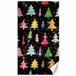 Fun Christmas Trees Adoxali Scandinavian Artistic Background Pattern Canvas 40  x 72  39.28 x69.23  Canvas - 1