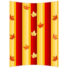 Autumn Fall Leaves Vertical Back Support Cushion by anzea