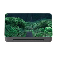 Jungle Road Hawaii Asphalt Mountains Green Memory Card Reader With Cf by Bedest