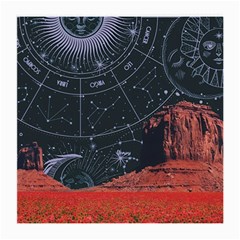 Astrology Surreal Surrealism Trippy Visual Art Medium Glasses Cloth (2 Sides) by Bedest