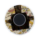Seamless Pattern With Flower Bird On-the-Go Memory Card Reader Back