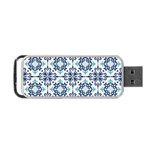 Tiles Abstract Pattern Texture Design Portable USB Flash (Two Sides) Front
