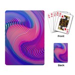Swirl Twirl Design Pattern Purple Playing Cards Single Design (Rectangle) Back