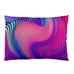 Swirl Twirl Design Pattern Purple Pillow Case (Two Sides) Back