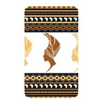 African Women Pattern Seamless Style Memory Card Reader (Rectangular) Front