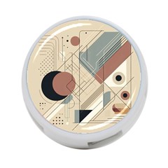 Boho Abstract Architecture 4-port Usb Hub (one Side) by Bedest