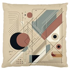 Boho Abstract Architecture Standard Premium Plush Fleece Cushion Case (one Side) by Bedest