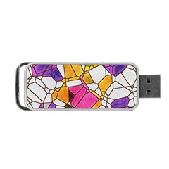 Architecture Glass Abstract Pattern Portable Usb Flash (one Side) by Bedest