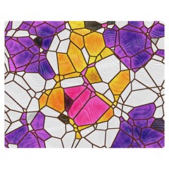 Architecture Glass Abstract Pattern Premium Plush Fleece Blanket (medium) by Bedest