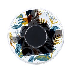 Artwork Backdrop Bird Blue On-the-go Memory Card Reader by Grandong