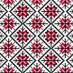 Ukrainian Folk Seamless Pattern Ornament Ethnic Ornament Border Element Traditional Art Play Mat (rectangle) by Grandong