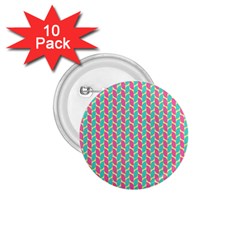 Yellow Blue Pattern 1 75  Buttons (10 Pack) by ytdream