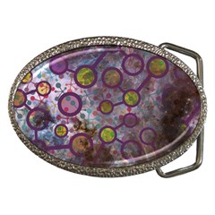 Abstract Molecular Space Art Belt Buckles by ExtraAwesomeSauce