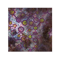 Abstract Molecular Space Art Square Satin Scarf (30  X 30 ) by ExtraAwesomeSauce