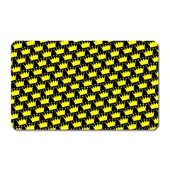 Royalty Inspired Crown Pattern Magnet (rectangular) by ExtraAwesomeSauce