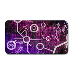 Cosmic Network Geometric Art Medium Bar Mat by ExtraAwesomeSauce
