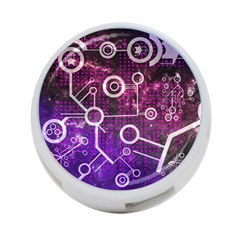 Cosmic Network Geometric Art 4-port Usb Hub (two Sides) by ExtraAwesomeSauce