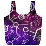 Cosmic Network Geometric Art Full Print Recycle Bag (XXXL) Front