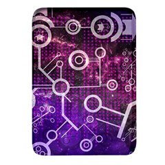 Cosmic Network Geometric Art Rectangular Glass Fridge Magnet (4 Pack) by ExtraAwesomeSauce