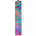 Abstract Tech Galaxy Design Large Book Marks Front