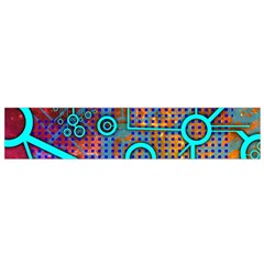 Abstract Tech Galaxy Design Small Premium Plush Fleece Scarf by ExtraAwesomeSauce