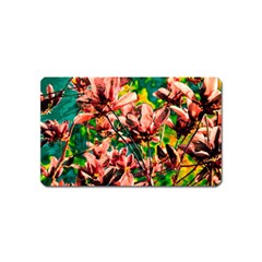 Abstract Floral Artwork Magnet (name Card) by ExtraAwesomeSauce