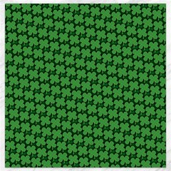 St  Patrick s Day Clovers Canvas 16  X 16  by ExtraAwesomeSauce