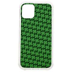 St  Patrick s Day Clovers Iphone 12 Mini Tpu Uv Print Case	 by ExtraAwesomeSauce