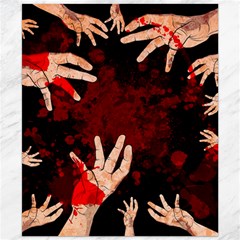 Horror Themed Bloody Hands Canvas 20  X 24  by ExtraAwesomeSauce