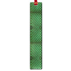 Green Diamond Grid Pattern Large Book Marks by ExtraAwesomeSauce