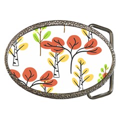 Tree Auntumn Leaf Belt Buckles by anzea