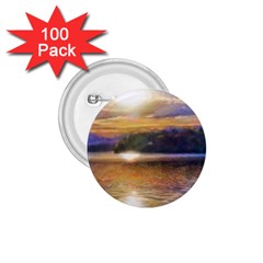 Serene Sunset Over Water 1 75  Buttons (100 Pack)  by ExtraAwesomeSauce