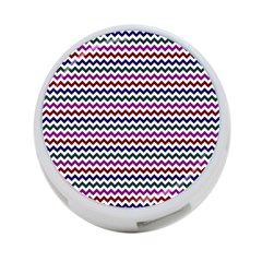 Chevron Pattern 4-port Usb Hub (one Side) by ytdream