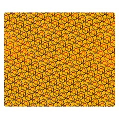 Pixel Art Mushroom Pattern Premium Plush Fleece Blanket (small) by ExtraAwesomeSauce