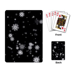 Christmas Snow Edge, Lights Playing Cards Single Design (rectangle) by kyorashop23
