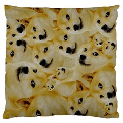 Doge , Memes Standard Premium Plush Fleece Cushion Case (one Side) by kyorashop23