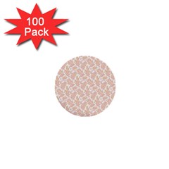 Delicated Leaves 1  Mini Buttons (100 Pack)  by ConteMonfrey