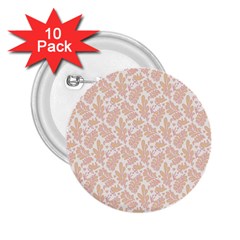 Delicated Leaves 2 25  Buttons (10 Pack)  by ConteMonfrey