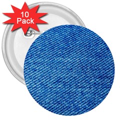 Blue Denim Jeans Like 3  Buttons (10 Pack)  by ConteMonfrey