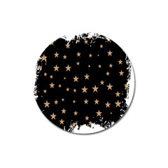 Little Stars Pattern Magnet 3  (round) by ConteMonfrey