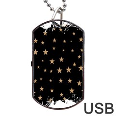 Little Stars Pattern Dog Tag Usb Flash (two Sides) by ConteMonfrey