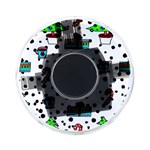 It`s Cold Outside Christmas pattern On-the-Go Memory Card Reader Back